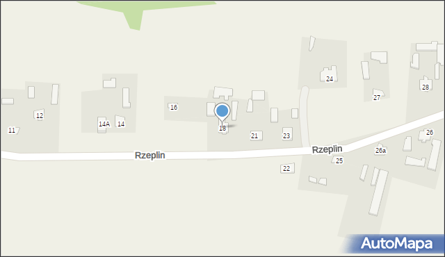 Rzeplin, Rzeplin, 18, mapa Rzeplin