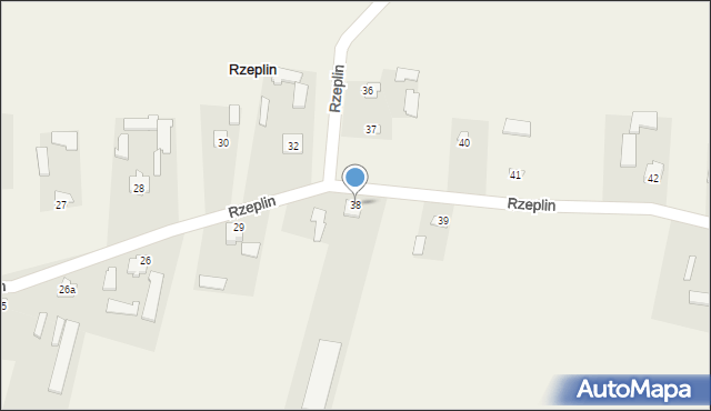 Rzeplin, Rzeplin, 38, mapa Rzeplin