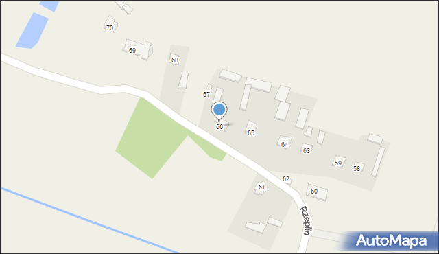 Rzeplin, Rzeplin, 66, mapa Rzeplin