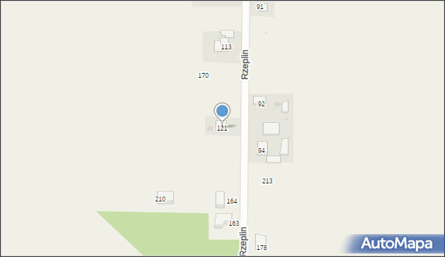 Rzeplin, Rzeplin, 121, mapa Rzeplin