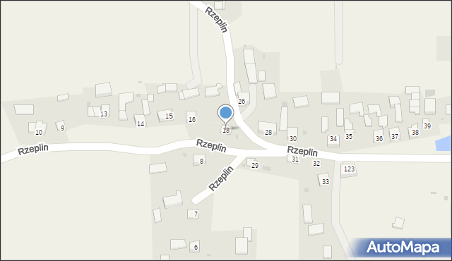 Rzeplin, Rzeplin, 18, mapa Rzeplin