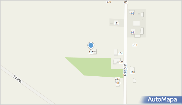 Rzeplin, Rzeplin, 210, mapa Rzeplin