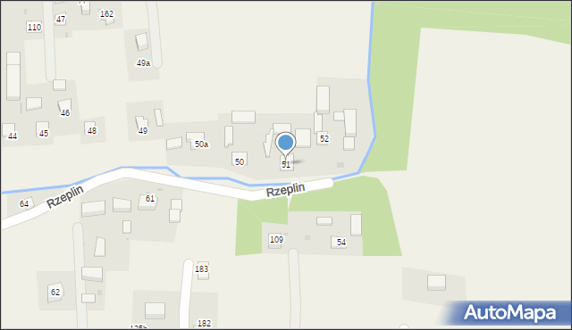 Rzeplin, Rzeplin, 51, mapa Rzeplin