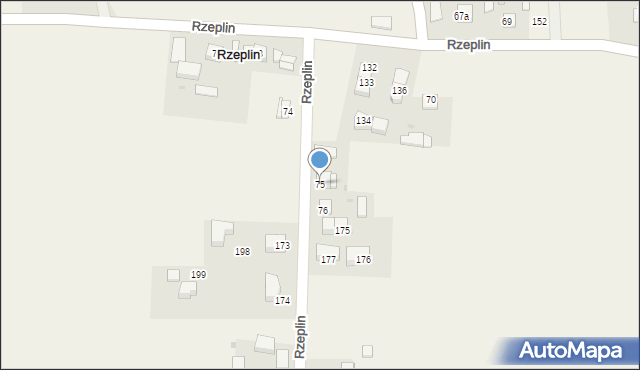 Rzeplin, Rzeplin, 75, mapa Rzeplin