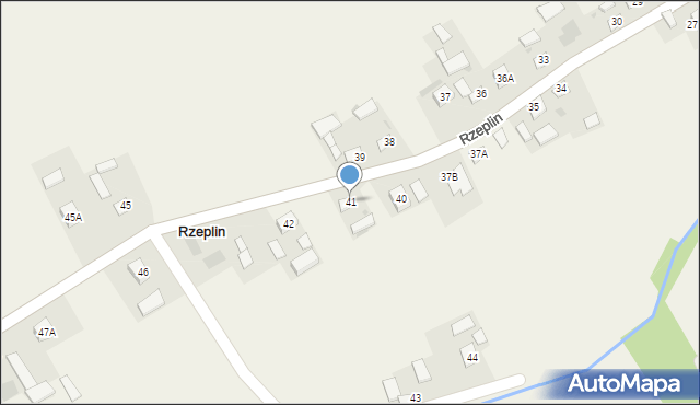 Rzeplin, Rzeplin, 41, mapa Rzeplin