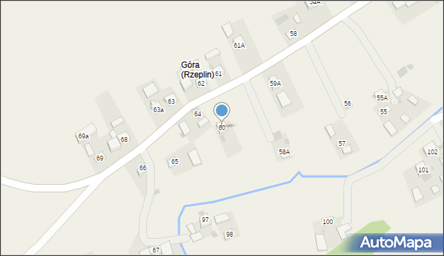 Rzeplin, Rzeplin, 60, mapa Rzeplin