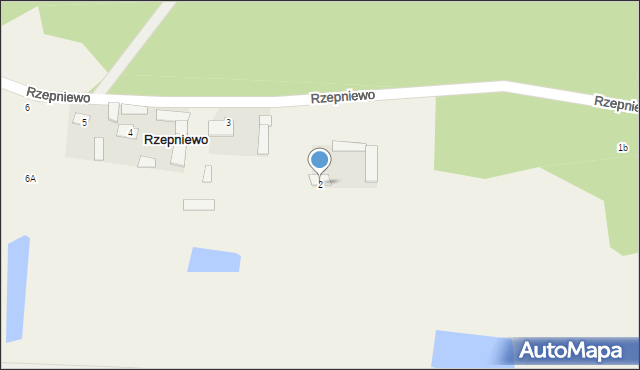 Rzepniewo, Rzepniewo, 2, mapa Rzepniewo