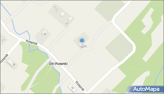 Rzepnik, Rzepnik, 22, mapa Rzepnik