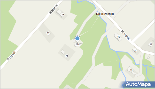 Rzepnik, Rzepnik, 29A, mapa Rzepnik