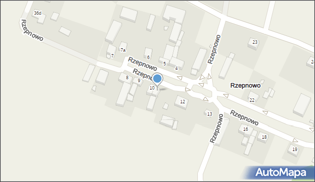 Rzepnowo, Rzepnowo, 11, mapa Rzepnowo