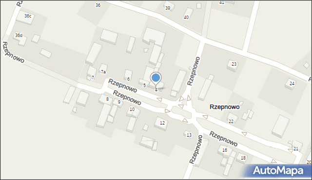 Rzepnowo, Rzepnowo, 4, mapa Rzepnowo