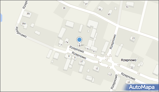 Rzepnowo, Rzepnowo, 6, mapa Rzepnowo