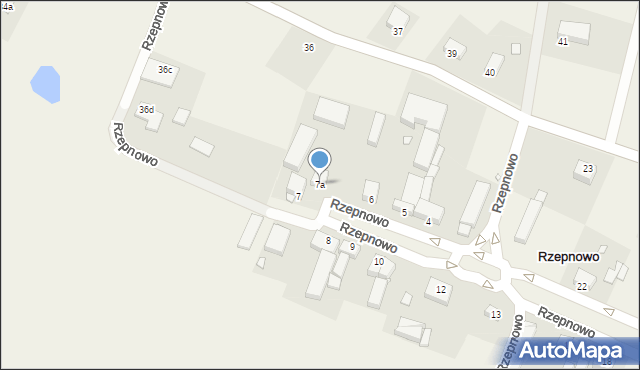 Rzepnowo, Rzepnowo, 7a, mapa Rzepnowo