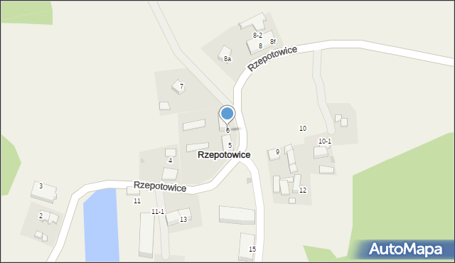 Rzepotowice, Rzepotowice, 6, mapa Rzepotowice