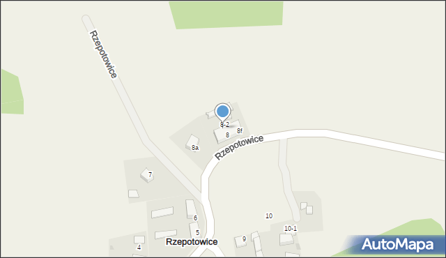 Rzepotowice, Rzepotowice, 8-1, mapa Rzepotowice