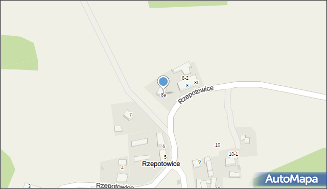 Rzepotowice, Rzepotowice, 8a, mapa Rzepotowice