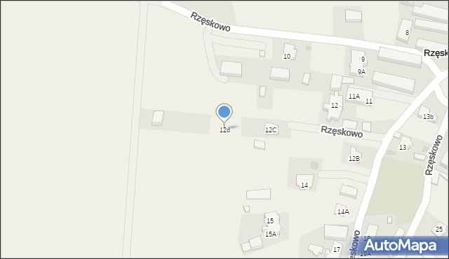 Rzęskowo, Rzęskowo, 12d, mapa Rzęskowo