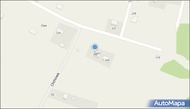 Rzęskowo, Rzęskowo, 33D, mapa Rzęskowo