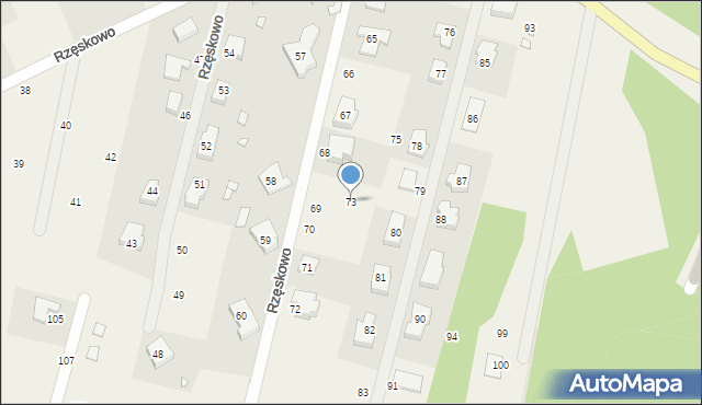 Rzęskowo, Rzęskowo, 73, mapa Rzęskowo