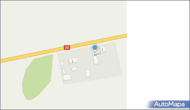 Rzęśnica, Rzęśnica, 1A, mapa Rzęśnica