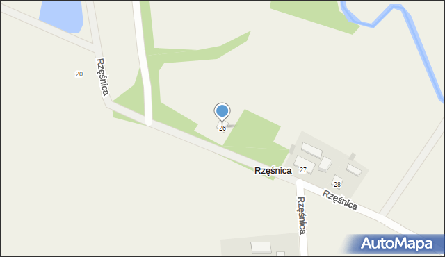 Rzęśnica, Rzęśnica, 26, mapa Rzęśnica