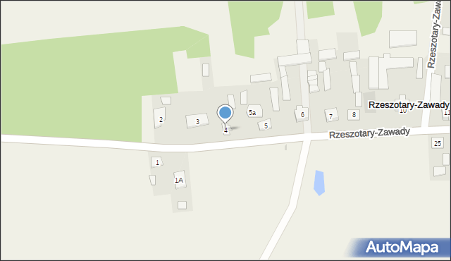 Rzeszotary-Zawady, Rzeszotary-Zawady, 4, mapa Rzeszotary-Zawady
