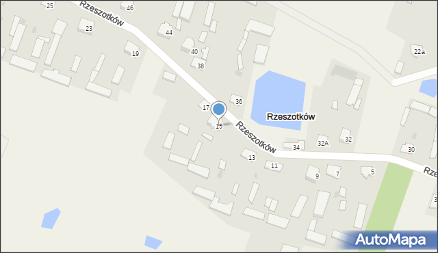 Rzeszotków, Rzeszotków, 15, mapa Rzeszotków