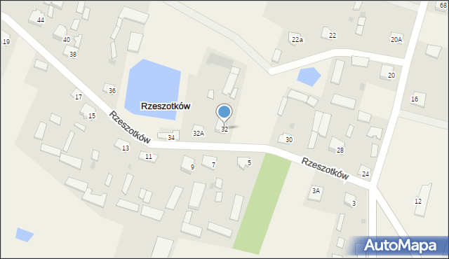 Rzeszotków, Rzeszotków, 32, mapa Rzeszotków