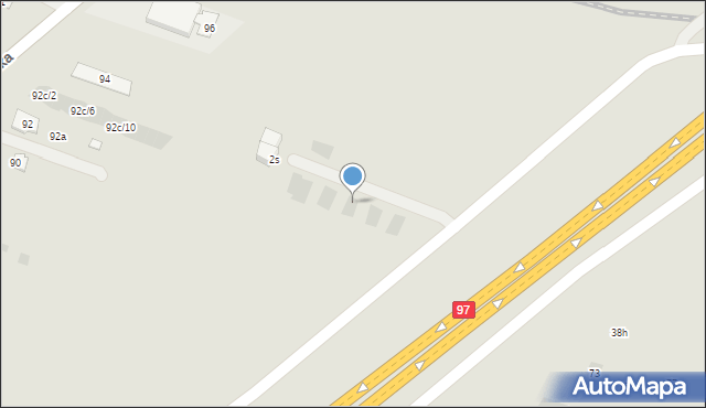 Rzeszów, Rzecha, 2o, mapa Rzeszów