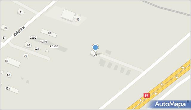 Rzeszów, Rzecha, 2s, mapa Rzeszów