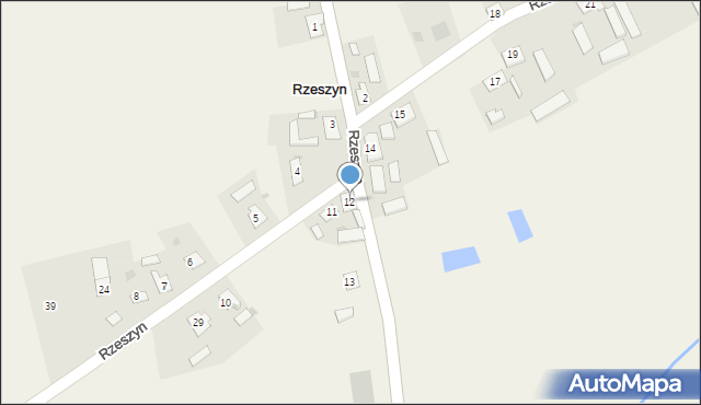 Rzeszyn, Rzeszyn, 12, mapa Rzeszyn