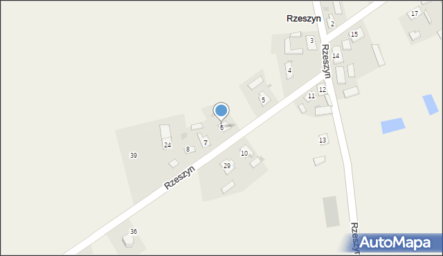 Rzeszyn, Rzeszyn, 6, mapa Rzeszyn