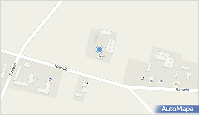 Rzewin, Rzewin, 16, mapa Rzewin