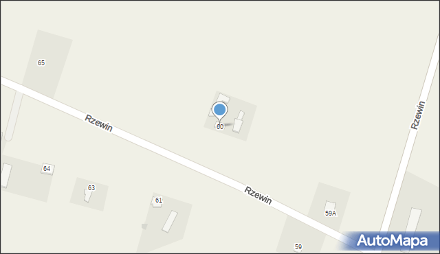 Rzewin, Rzewin, 60, mapa Rzewin