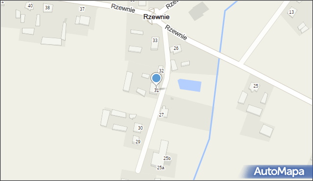 Rzewnie, Rzewnie, 31, mapa Rzewnie