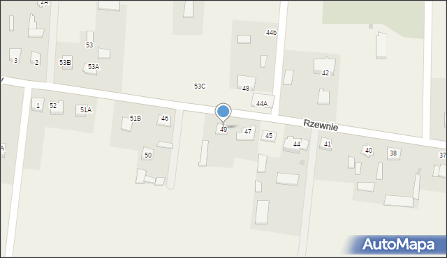 Rzewnie, Rzewnie, 49, mapa Rzewnie