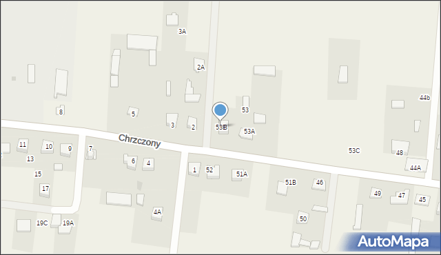 Rzewnie, Rzewnie, 53B, mapa Rzewnie