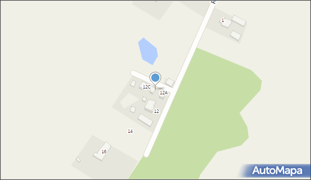 Rzewnówko, Rzewnówko, 12B, mapa Rzewnówko