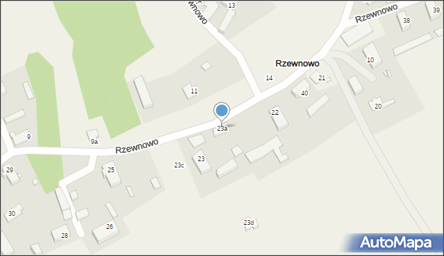 Rzewnowo, Rzewnowo, 23a, mapa Rzewnowo