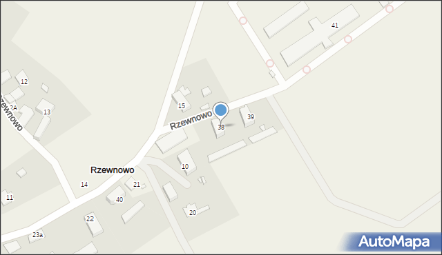 Rzewnowo, Rzewnowo, 38, mapa Rzewnowo