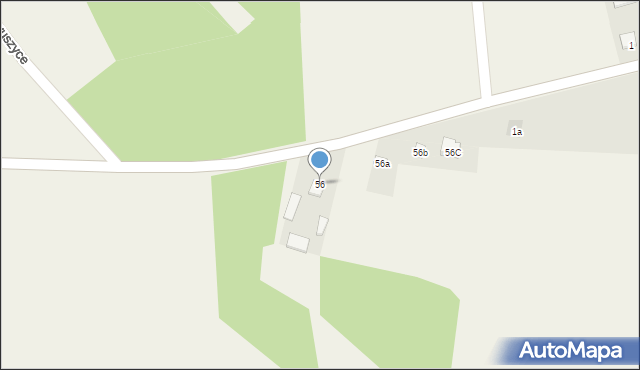 Rzewuszyce, Rzewuszyce, 56, mapa Rzewuszyce