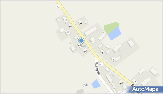 Rzeżęcin, Rzeżęcin, 43/1, mapa Rzeżęcin