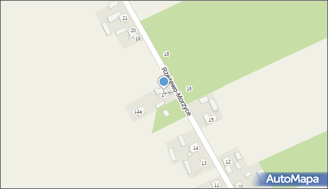 Rzeżewo-Morzyce, Rzeżewo-Morzyce, 17, mapa Rzeżewo-Morzyce