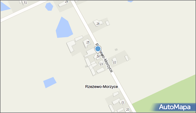 Rzeżewo-Morzyce, Rzeżewo-Morzyce, 24, mapa Rzeżewo-Morzyce