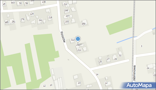 Rzozów, Rzozów, 232, mapa Rzozów
