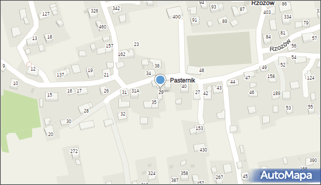 Rzozów, Rzozów, 29, mapa Rzozów