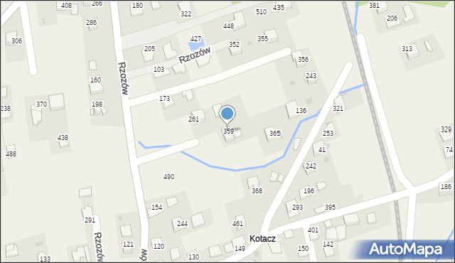 Rzozów, Rzozów, 359, mapa Rzozów