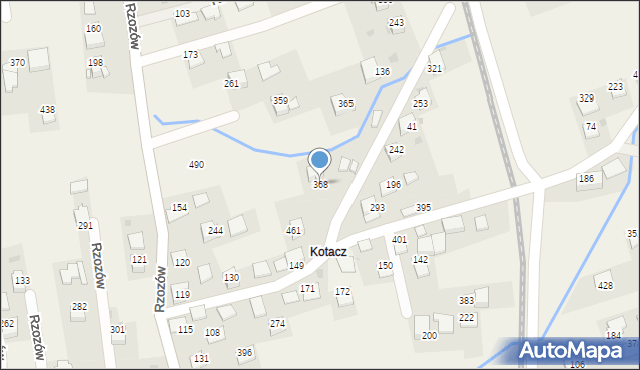 Rzozów, Rzozów, 368, mapa Rzozów