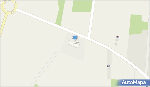 Rzozów, Rzozów, 405, mapa Rzozów