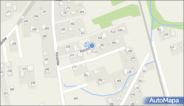 Rzozów, Rzozów, 507, mapa Rzozów
